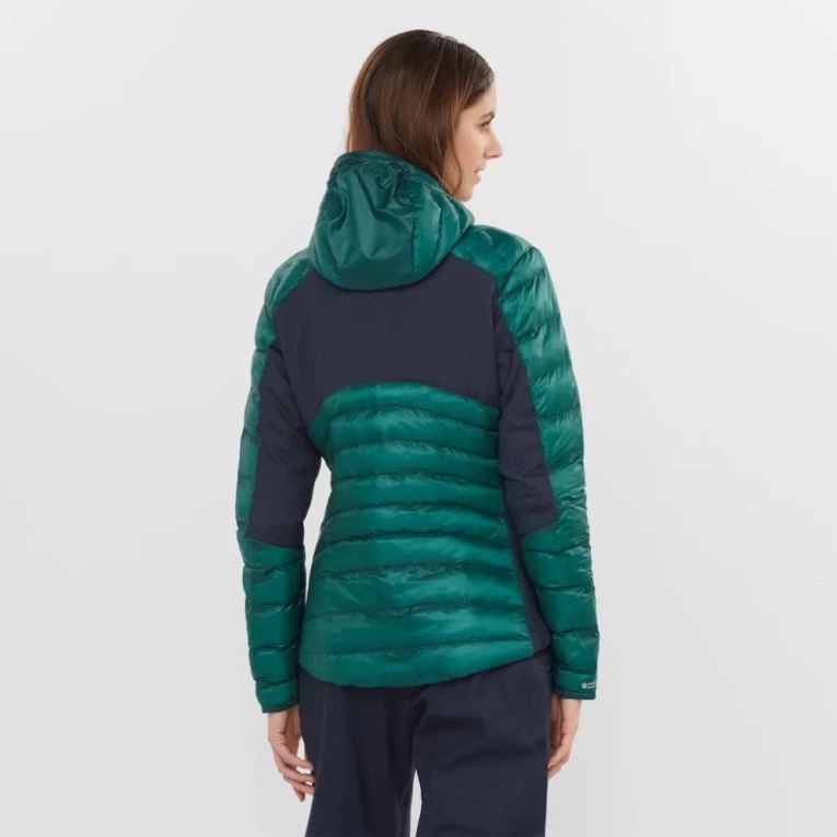 Jaquetas Isoladas Salomon Outpeak Primaloft Feminino Verdes | PT N08421